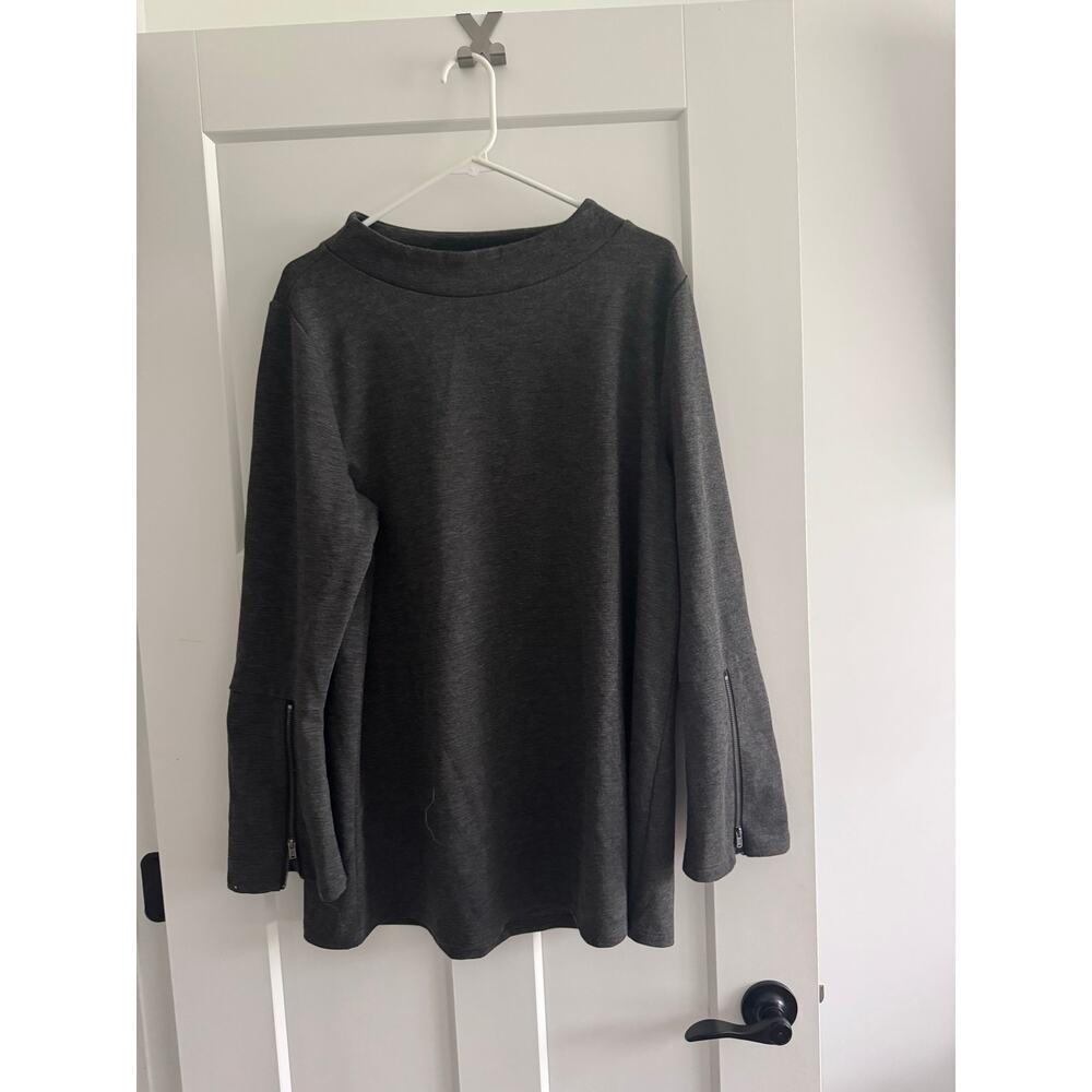 Soft surrounding Grey Cowl neck long sleeve